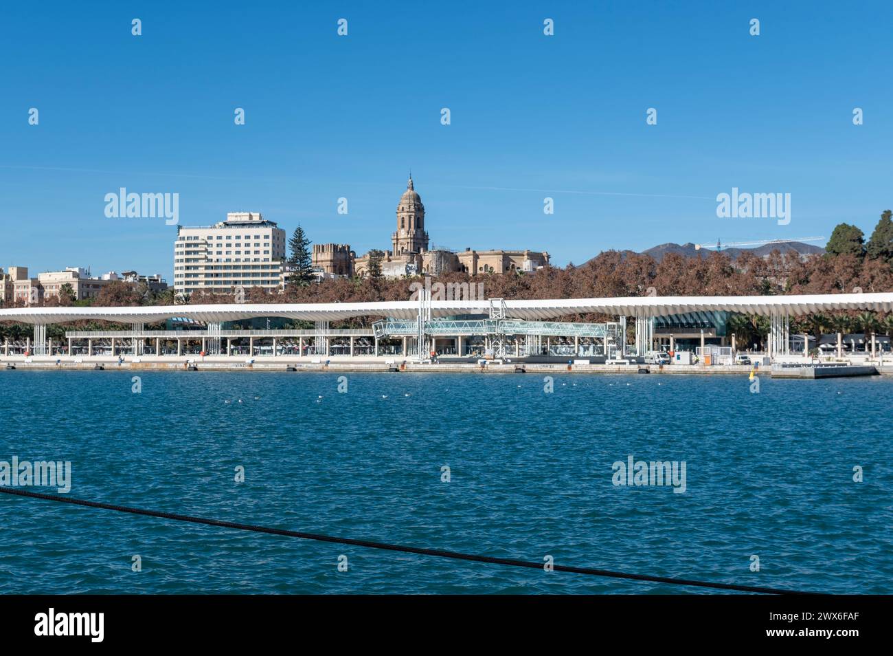Images classiques de Malaga prises en janvier Banque D'Images