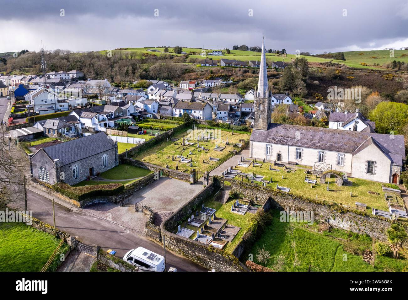 Église d'Irlande Cathédrale et église de Rosscarbery, Rosscarbery, West Cork, Irlande. Banque D'Images