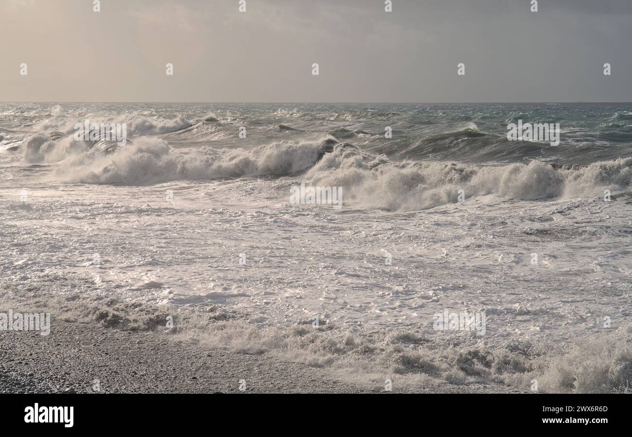 Vues spectaculaires sur l'océan à Madère, Portugal Banque D'Images