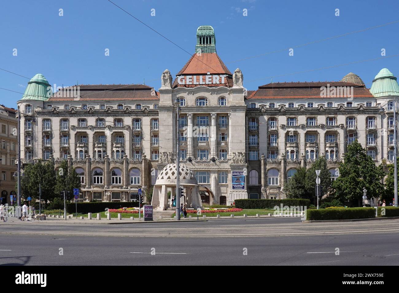 Hongrie, Budapest, les thermes Gellert et piscine, également connu simplement comme les bains Gellert est un complexe de bains et il fait partie de la célèbre Banque D'Images