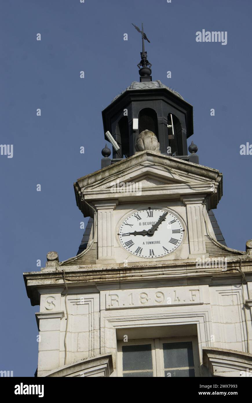 HÔTEL DE VILLE DE SORMERY, YONNE, FRANCE Banque D'Images