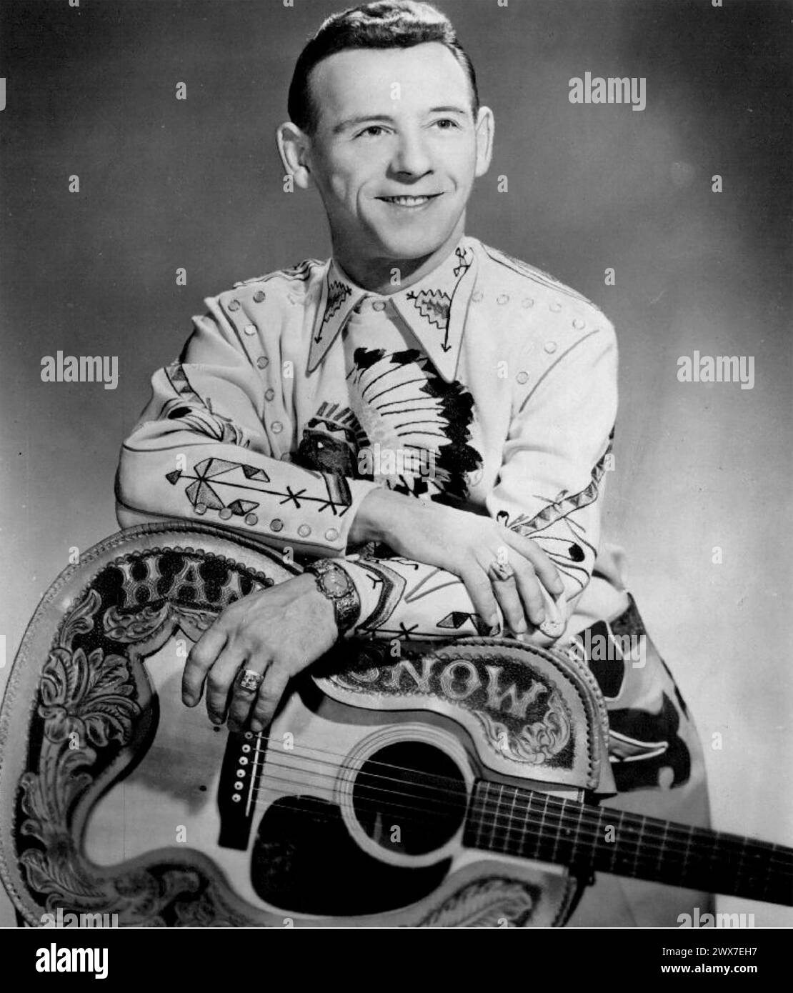 HANK SNOW (1914-1999) artiste canado-américain de musique country en 1970 Banque D'Images