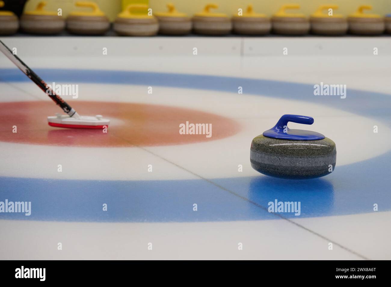 Curling Banque D'Images