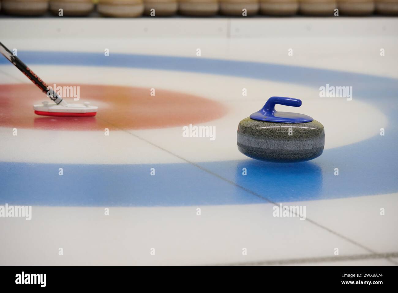 Curling Banque D'Images