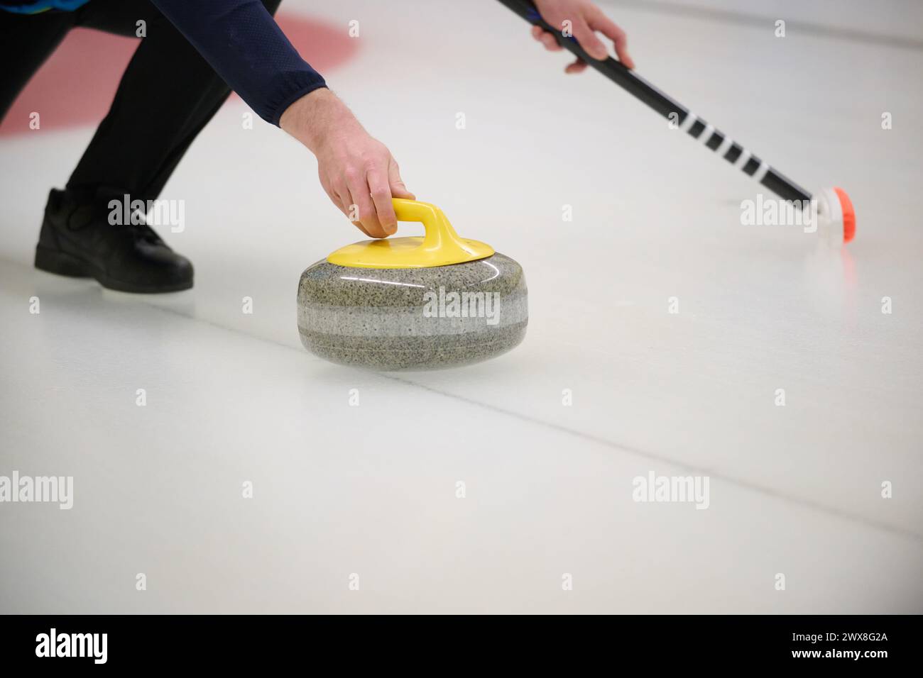 Curling Banque D'Images