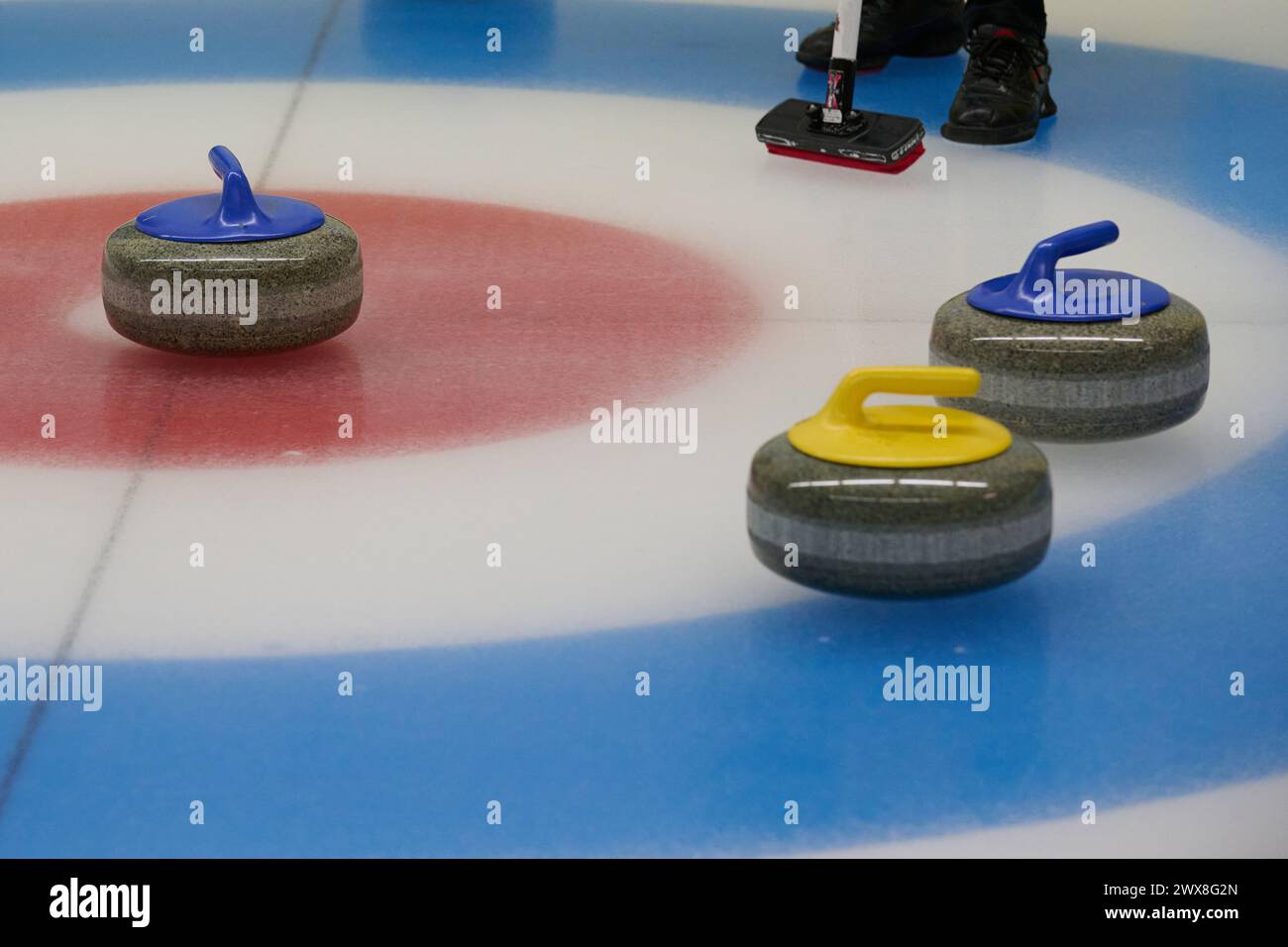 Curling Banque D'Images