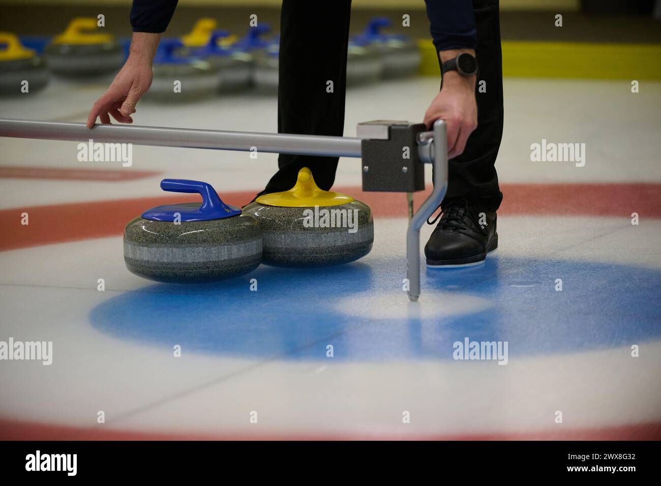 Curling Banque D'Images