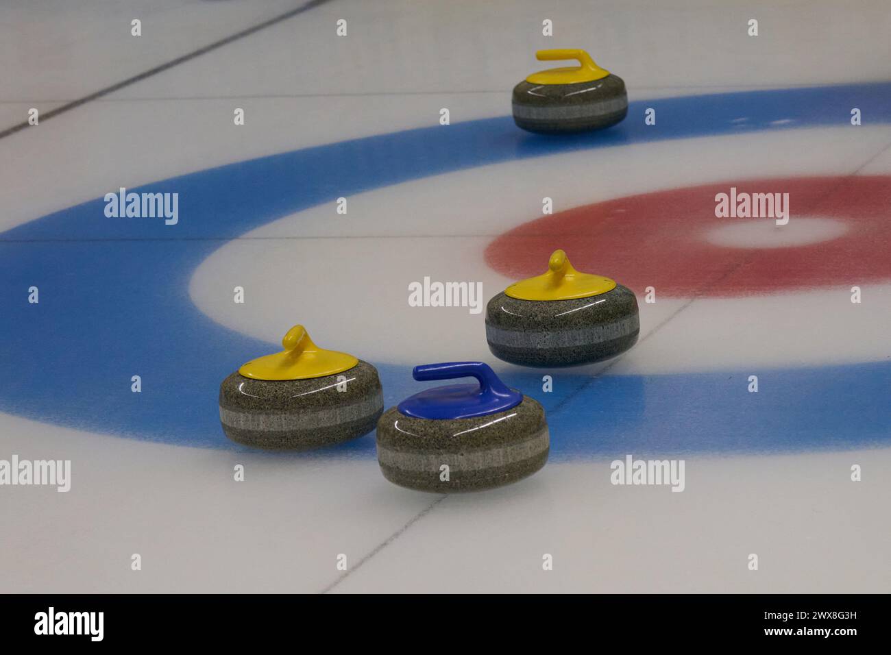 Curling Banque D'Images