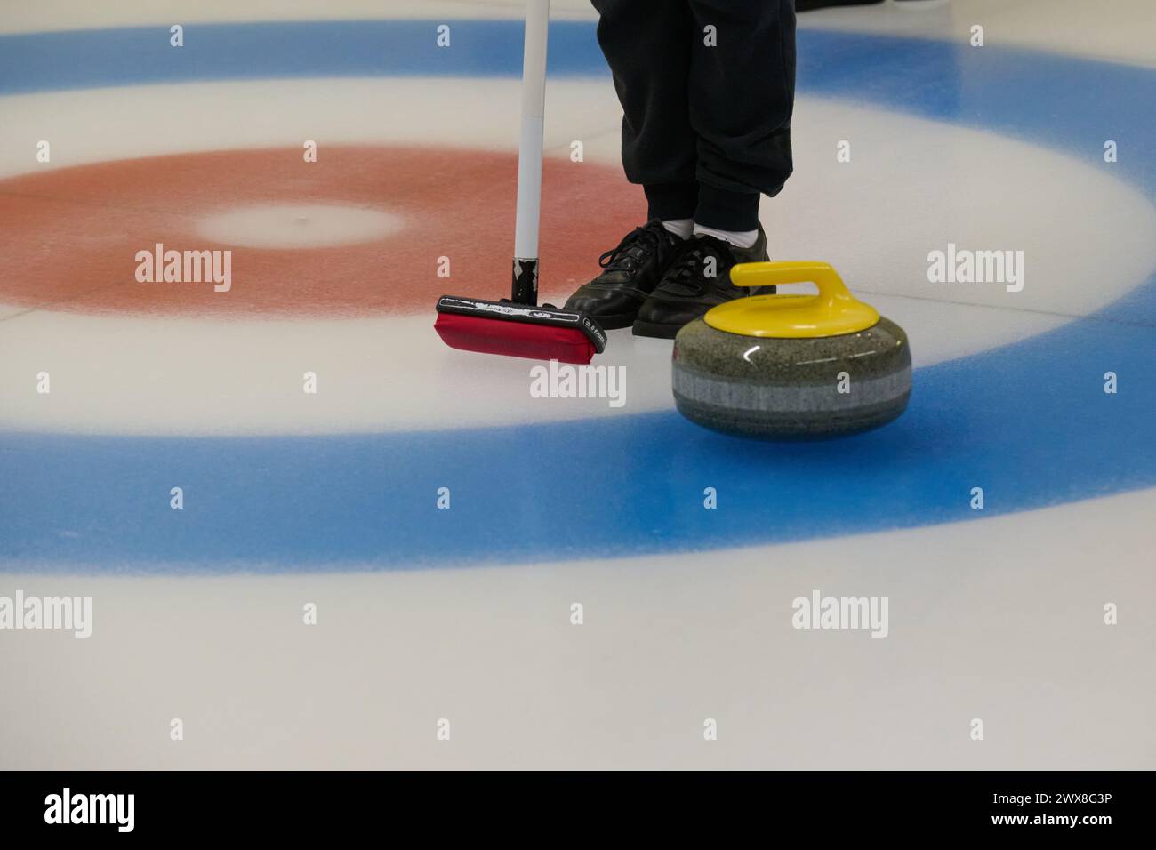 Curling Banque D'Images