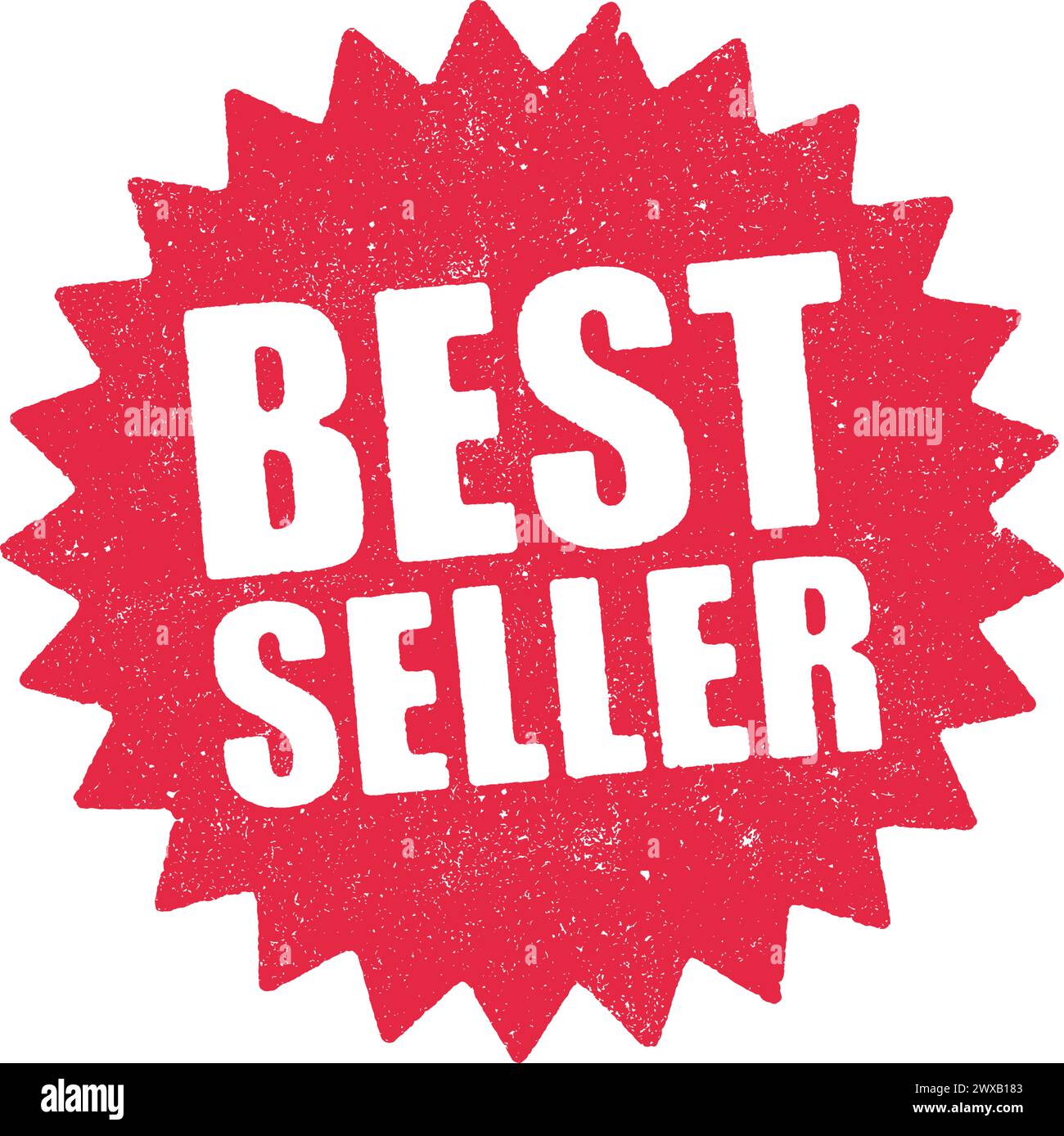 Illustration vectorielle du mot BEST-seller en tampon à encre rouge Illustration de Vecteur