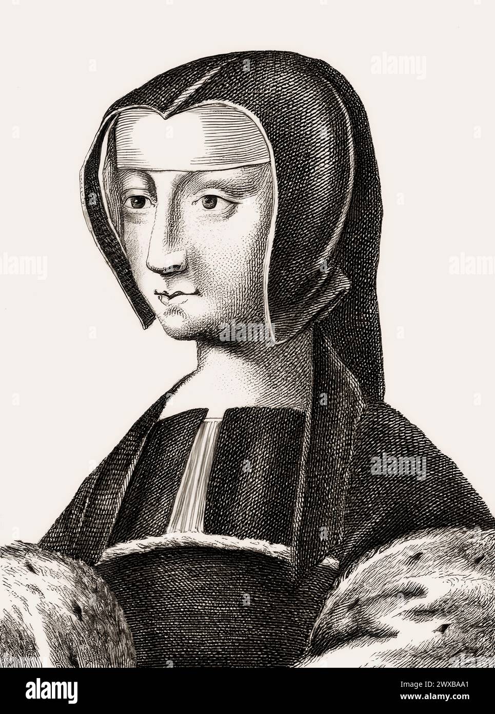 Louise de Savoie, 1476 – 1531, noble et régente française Banque D'Images