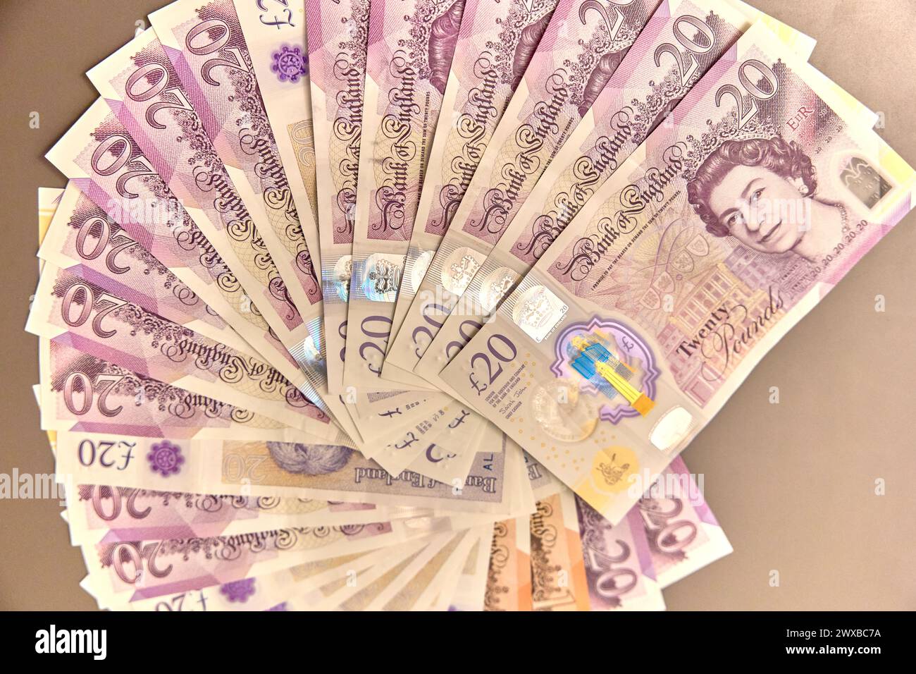 Livre sterling - GBP - est la monnaie du Royaume-Uni et de neuf de ses territoires associés. Banque D'Images