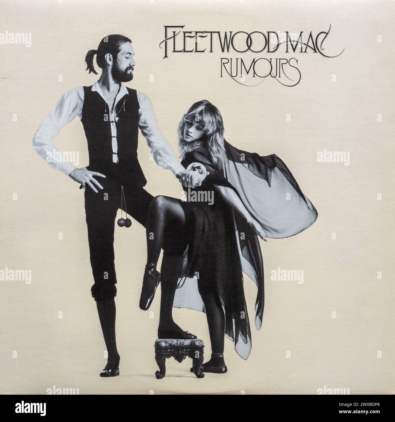 Fleetwood Mac Rumours album, couverture vinyle LP Banque D'Images
