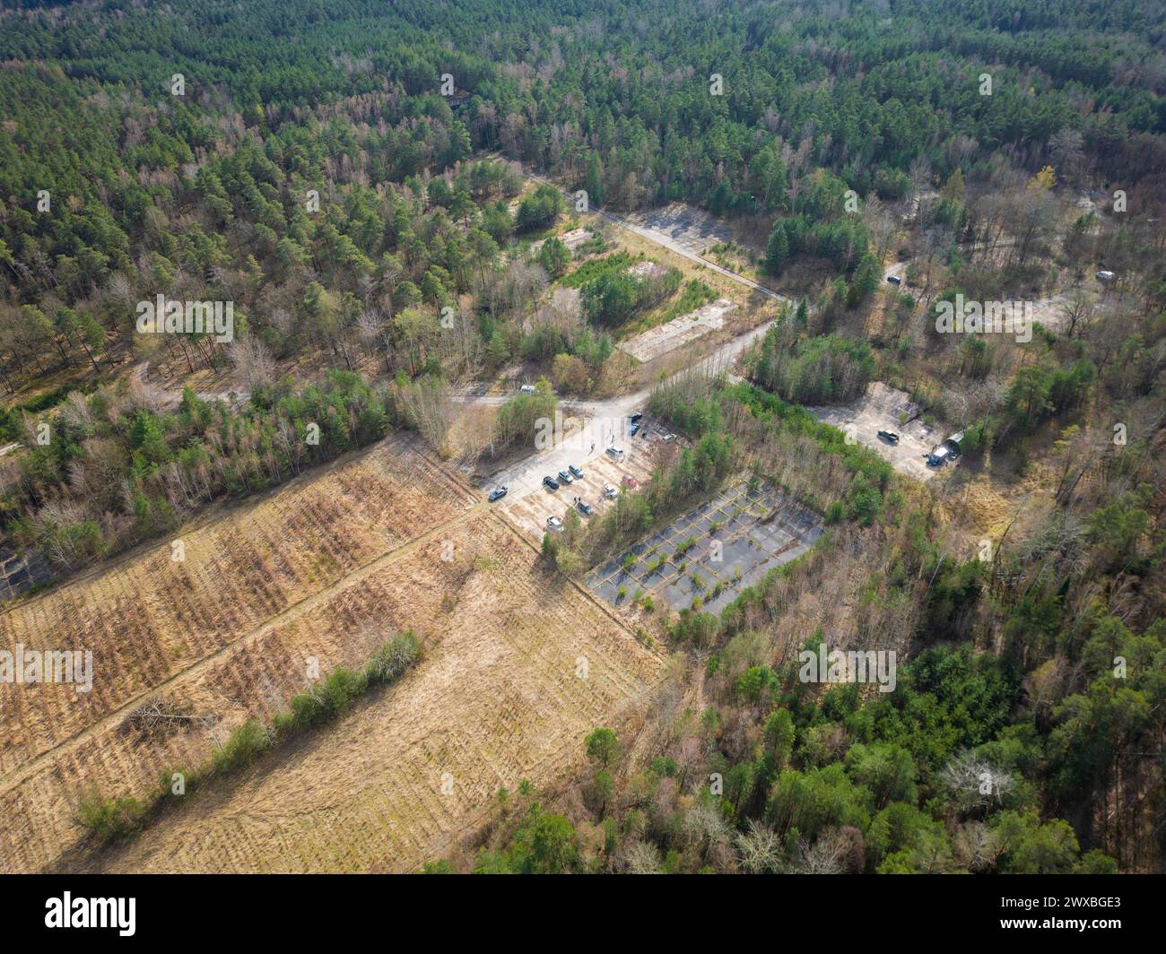 New Bundeswehr base Bernsdorf, Bernsdorf, Saxe, Allemagne Banque D'Images