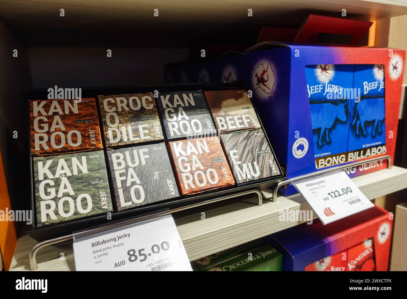 boutiques hors taxes à l'intérieur de l'aéroport de sydney kingsford smith Banque D'Images