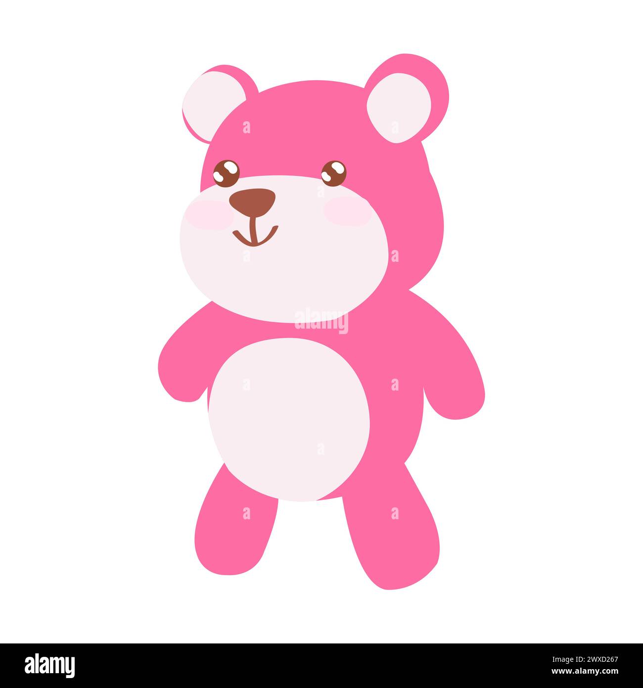 Un Ours En Peluche Rose Et Bleu Et Un Ours En Peluche Rose | Photo Gratuite
