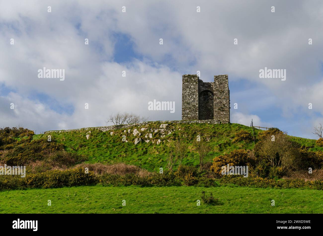 Castleward, County Down, Irlande du Nord 15 mars 2024 - le château d'Audley est une tour du 15ème siècle dans le comté de Down utilisée comme décor de tournage pour des séries télévisées Banque D'Images