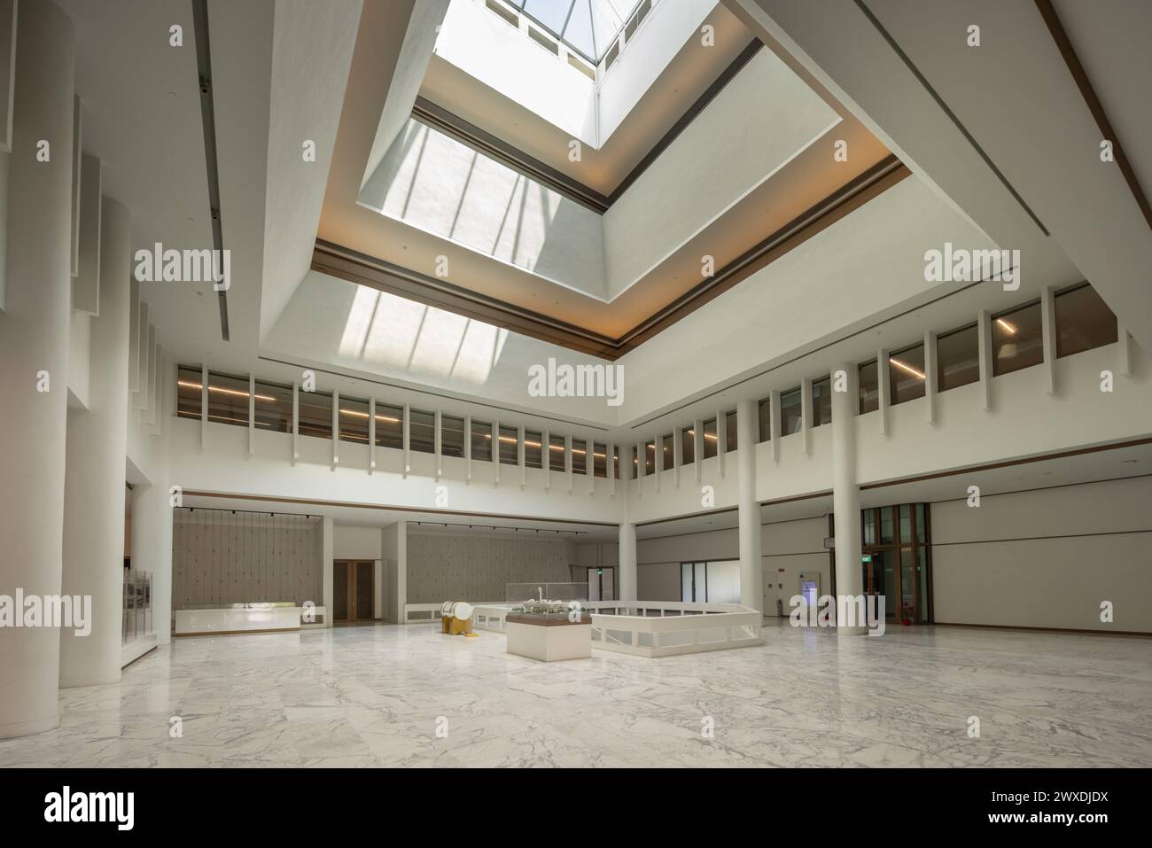 La mairie de Jurong était le siège de la Jurong Town Corporation (JTC). Singapour, construit dans le style moderniste de l'architecture brutaliste Banque D'Images