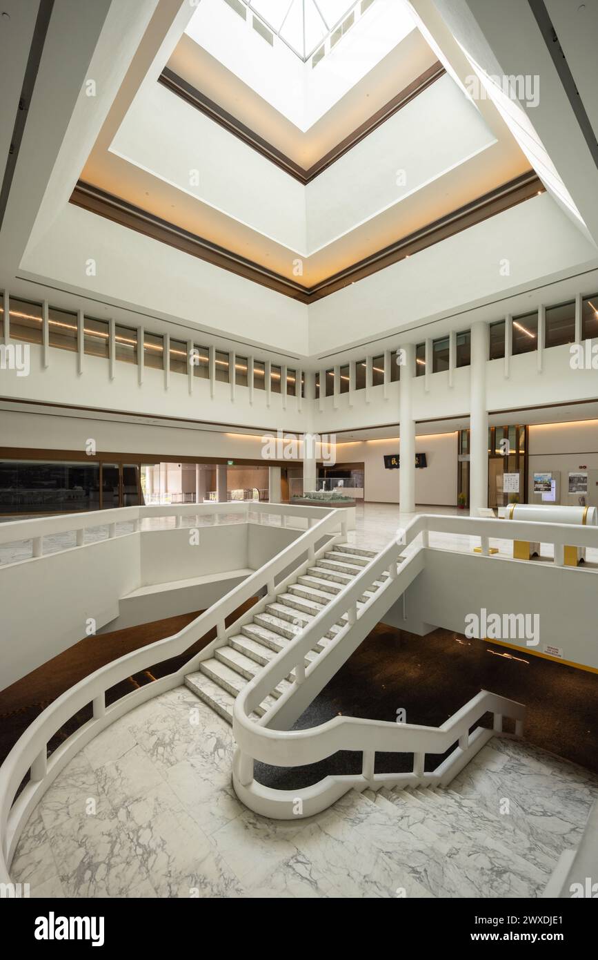 La mairie de Jurong était le siège de la Jurong Town Corporation (JTC). Singapour, construit dans le style moderniste de l'architecture brutaliste Banque D'Images