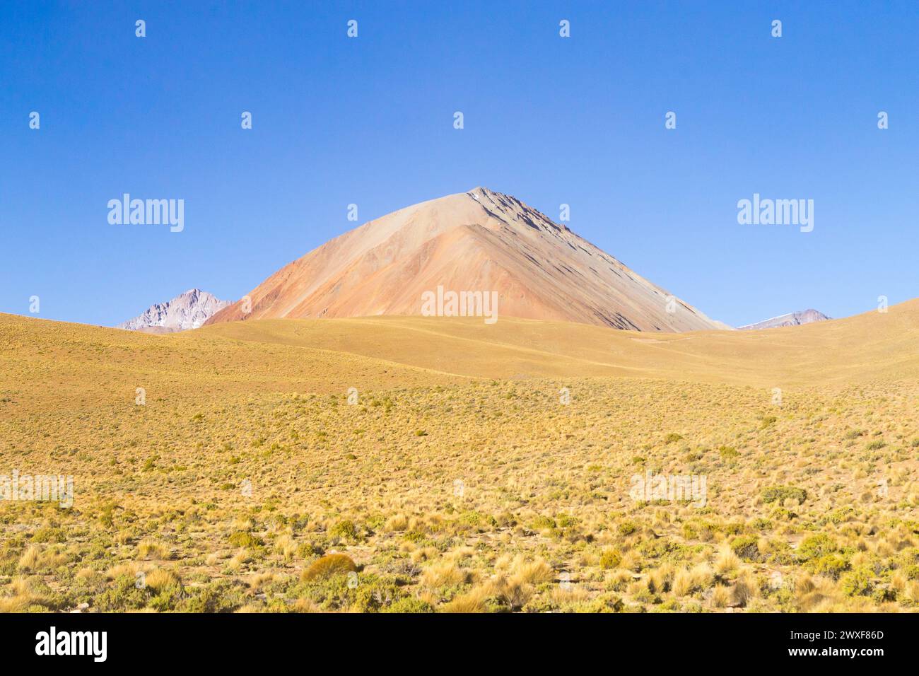 Paysage des montagnes de la Bolivie La Bolivie,.plateau andin voir.San Antonio volcano Banque D'Images