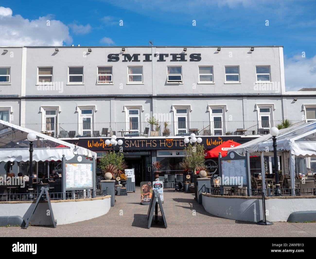 Mars 2024, samedi de Pâques - Smiths Hotel, Weston-super-Mare, North Sommerset, Angleterre, Royaume-Uni. Banque D'Images