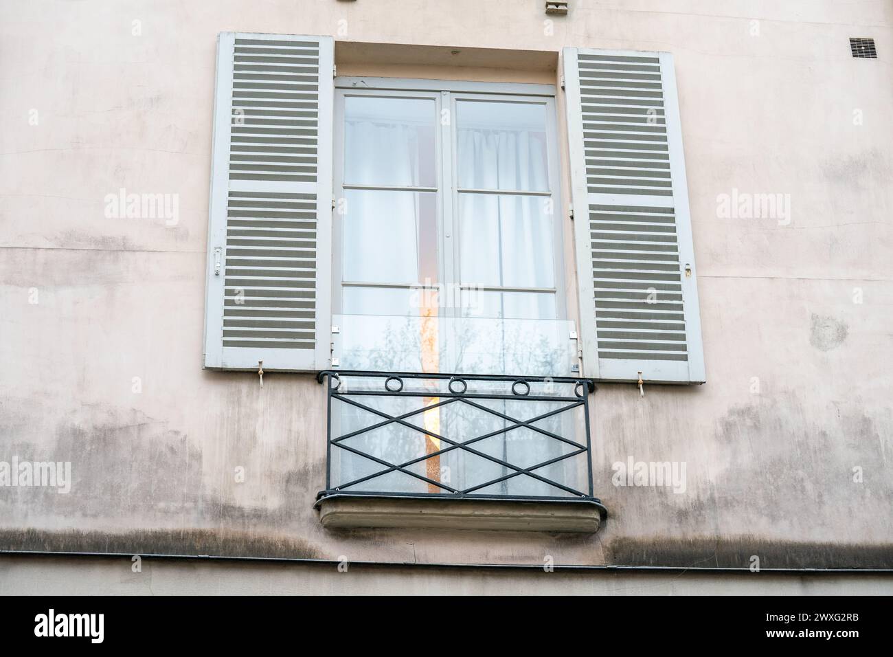 Appartement Camille Desmoulins à Paris Banque D'Images