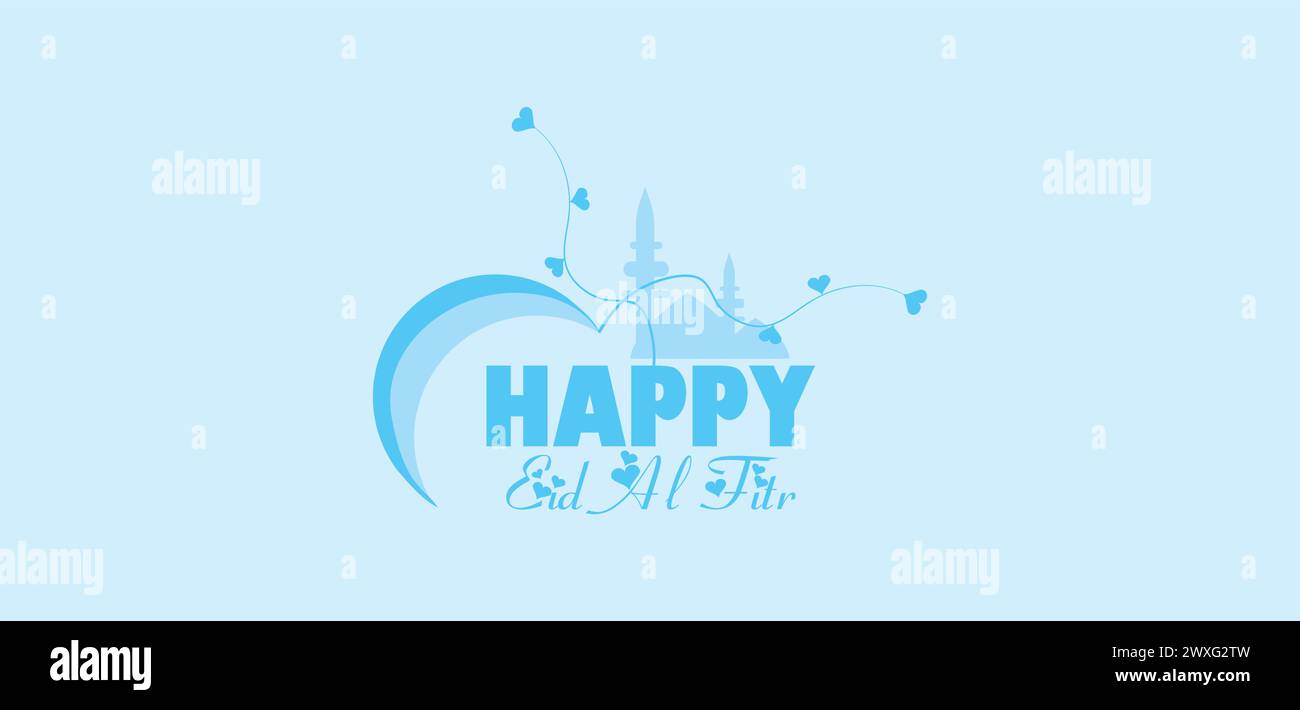 Vous pouvez télécharger la belle bannière et modèle Happy Eid Al Fitr Illustration de Vecteur