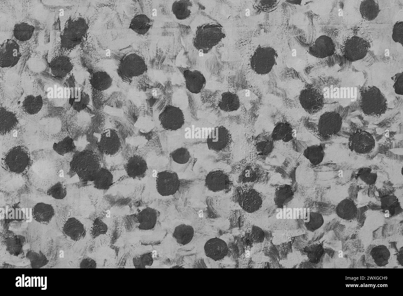 Coups de pinceau autour de la peinture sombre dessin abstrait motif de texture de fond gris. Banque D'Images