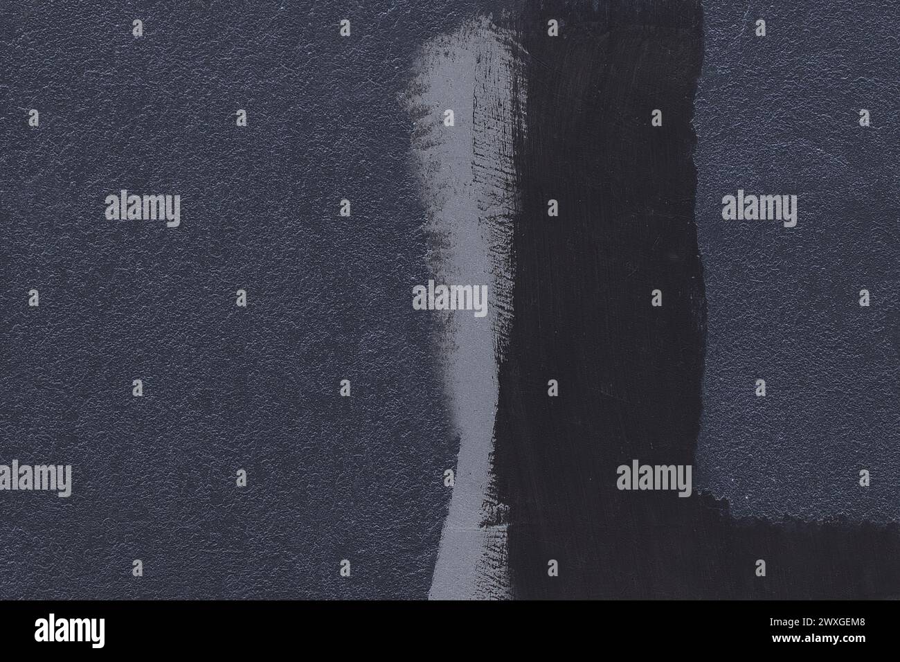 Pinceau bleu foncé et gris noir traits de peinture abstrait conception de mur texture de surface fond. Banque D'Images Pinceau bleu foncé et gris noir traits de peinture abstrait conception de mur texture de surface fond. Banque D'Images