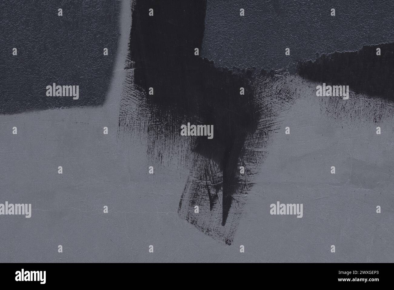 Bleu foncé pinceau noir traits de motif abstrait motif mur texte espace blanc fond vide modèle vide. Banque D'Images Bleu foncé pinceau noir traits de motif abstrait motif mur texte espace blanc fond vide modèle vide. Banque D'Images