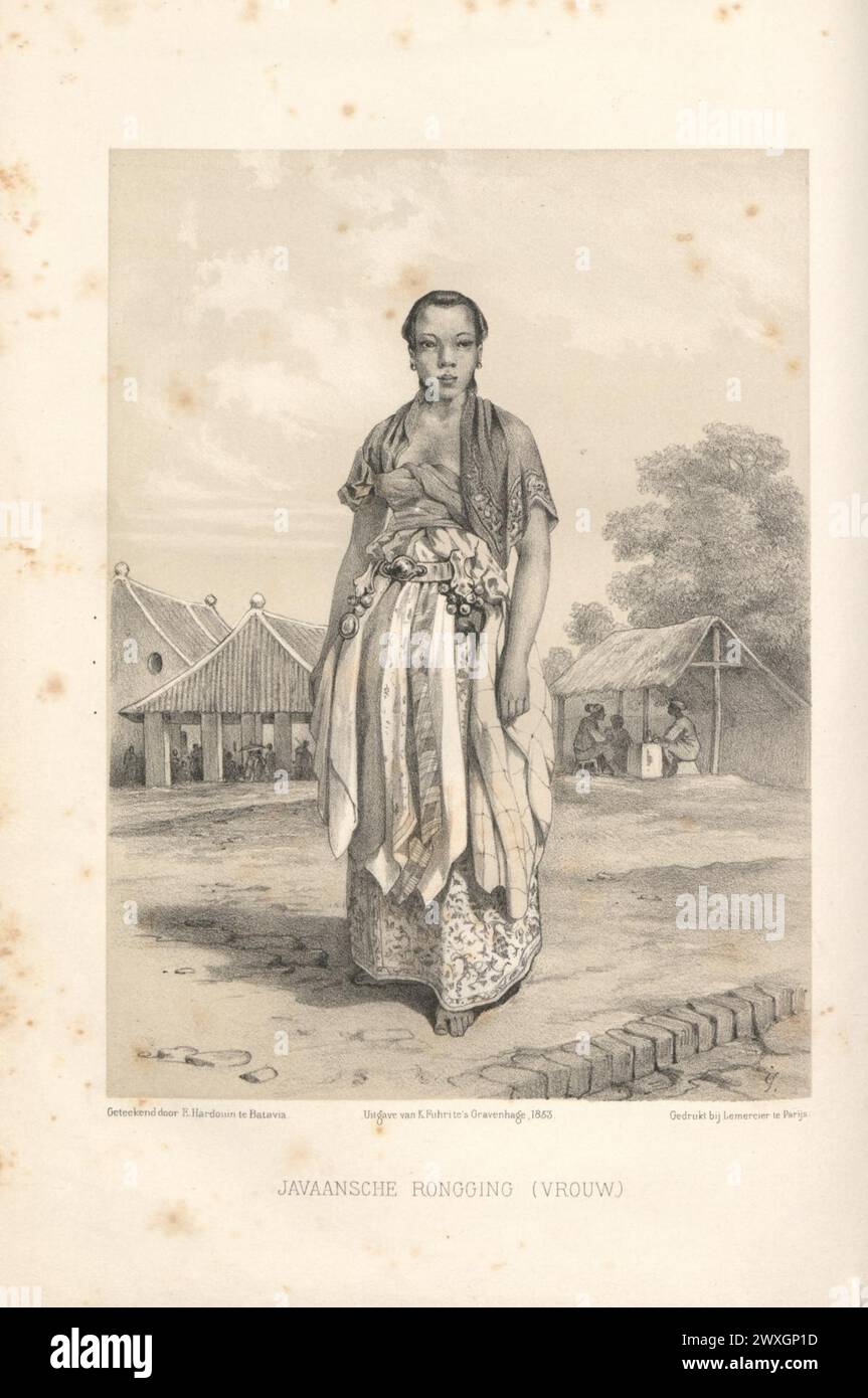 Javanese Ronggeng (femme) Banque D'Images