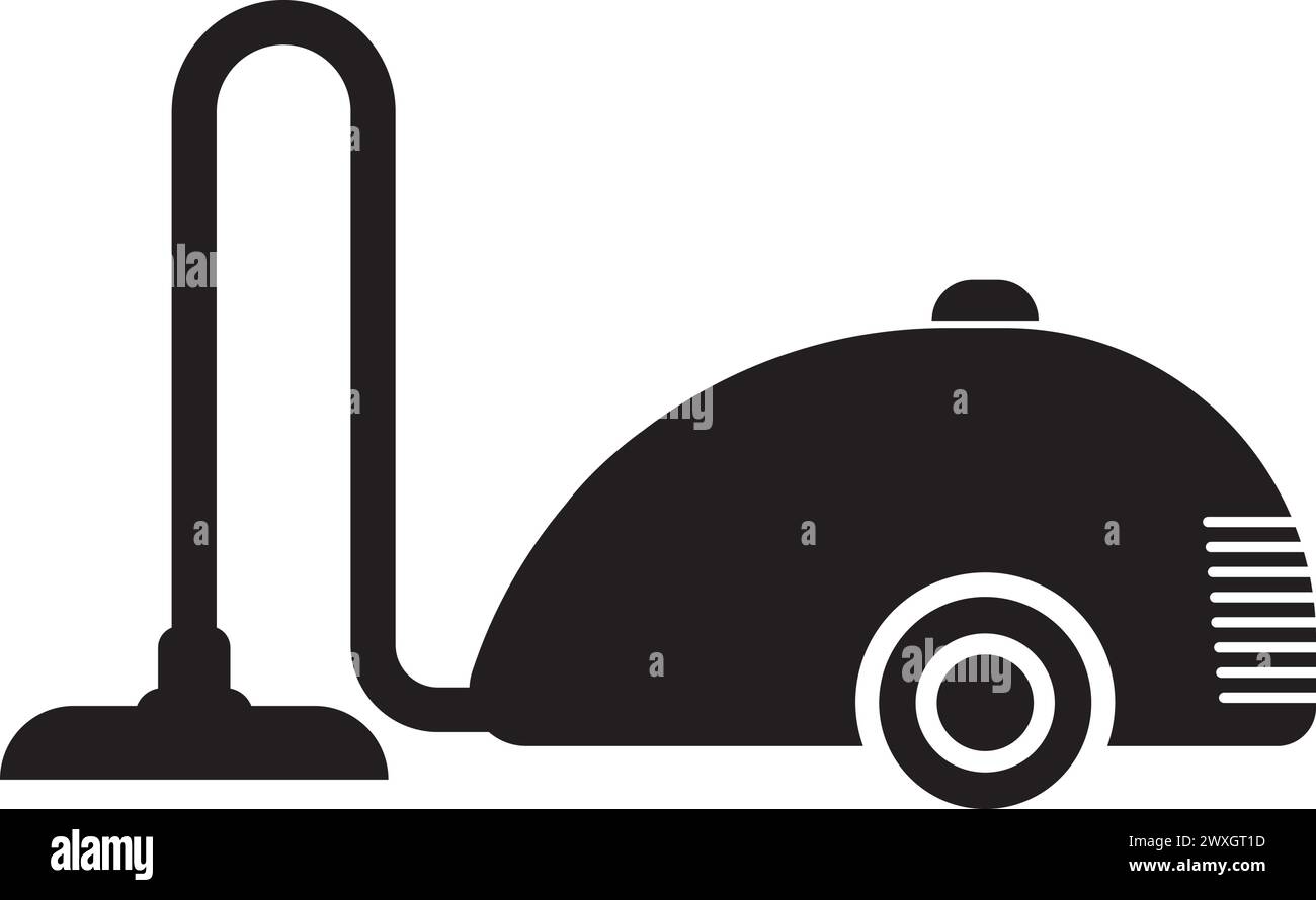 Conception de symbole d'illustration vectorielle d'icône de nettoyeur de vide Illustration de Vecteur