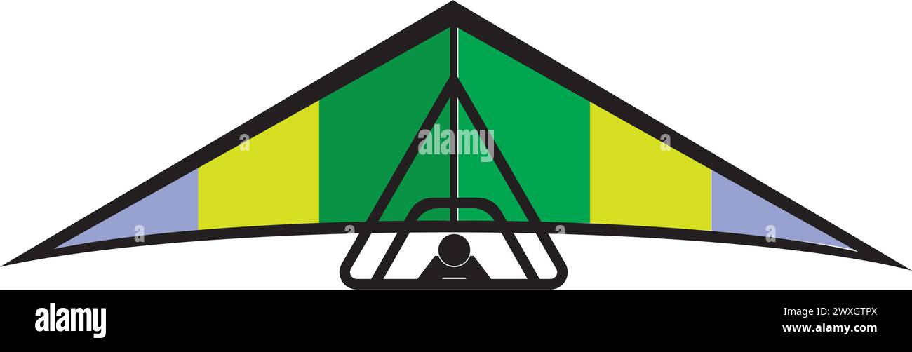 conception de symbole d'illustration vectorielle d'icône suspendue de glisse Illustration de Vecteur