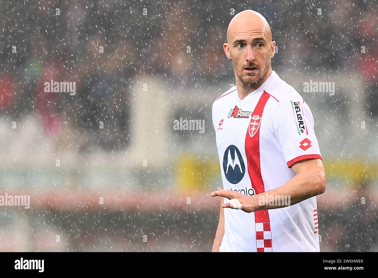 Turin, Italie. 18 mars 2024. Luca Caldirola de Monza regarde le match de football Serie A entre Torino et Monza au Stadio Olimpico Grande Torino à Turin, dans le nord-ouest de l'Italie - samedi 30 mars 2024. Sport - Soccer . (Photo Alberto Gandolfo/LaPresse) crédit : LaPresse/Alamy Live News Banque D'Images