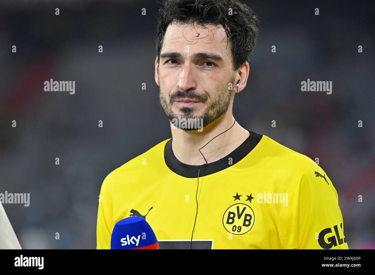 MUNICH, Allemagne. , . Mats HUMMELS lors du match de Bundesliga entre le FC Bayern Muenchen et le Borussia Dortmund, BVB, à l'Allianz Arena de Munich le 30. Mars 2024, Allemagne. DFL, Fussball, 0:2(photo et copyright @ Jerry ANDRE/ATP images) (ANDRE Jerry/ATP/SPP) crédit : SPP Sport Press photo. /Alamy Live News Banque D'Images