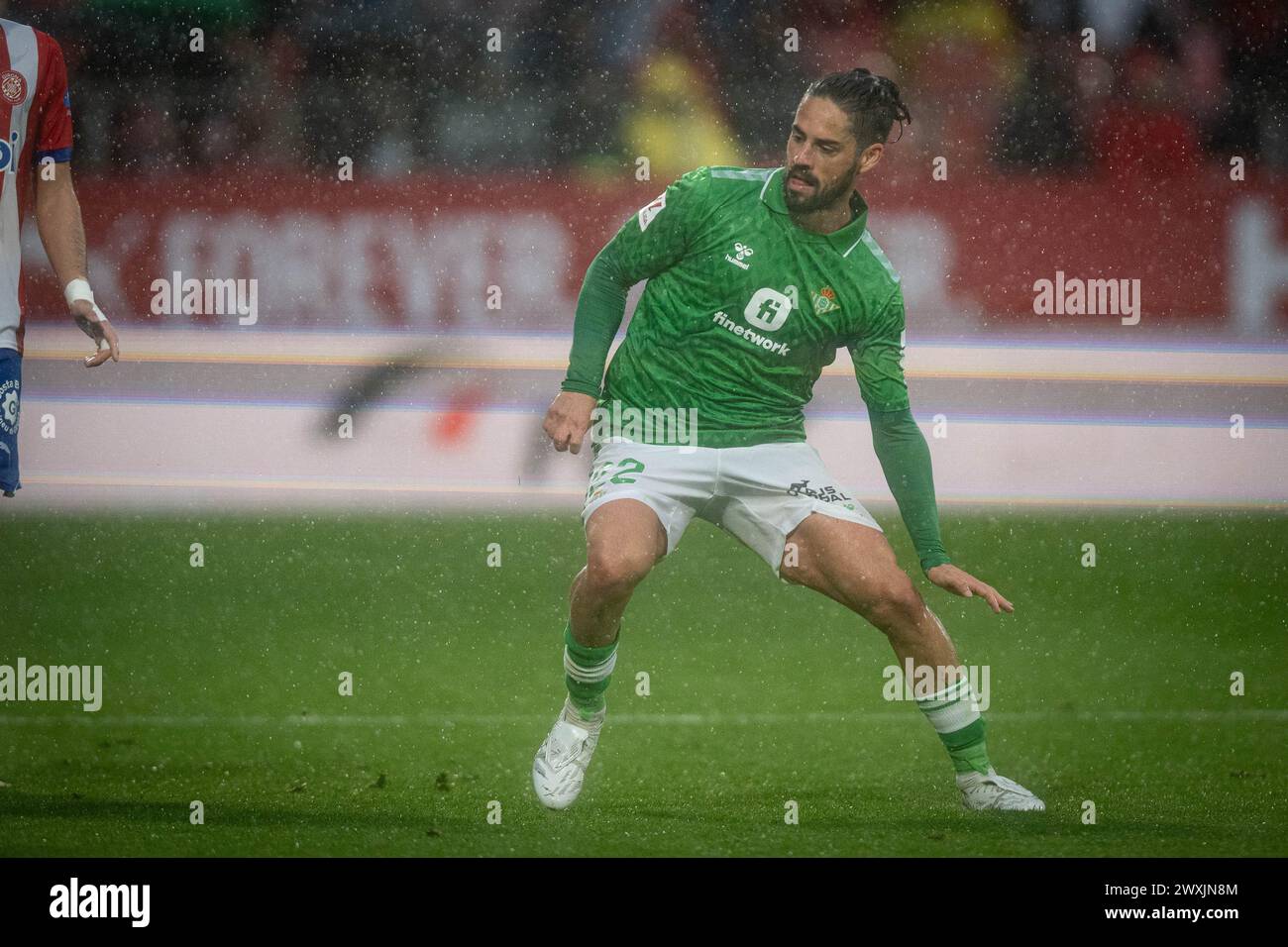 Gérone, Espagne. 31 mars 2024. ISCO (Betis) lors d'un match de la Liga EA Sports entre Girona FC et Real Betis à l'Estadio Municipal de Montilivi, à Gérone, Espagne, le 31 mars 2024. Photo de Felipe Mondino/Sipa USA crédit : Sipa USA/Alamy Live News Banque D'Images