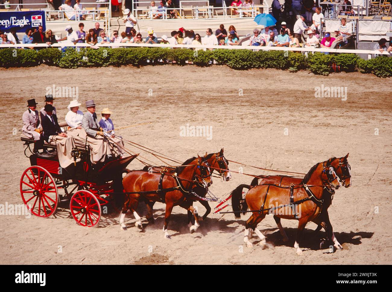 Devon Horse Show & Country Fair ; Devon ; Pennsylvanie ; États-Unis. Le plus ancien (1896) spectacle en plein air aux États-Unis. Banque D'Images