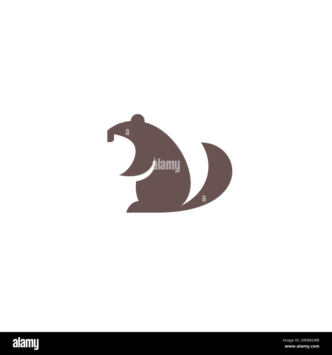 Illustration vectorielle du logo Beaver Illustration de Vecteur