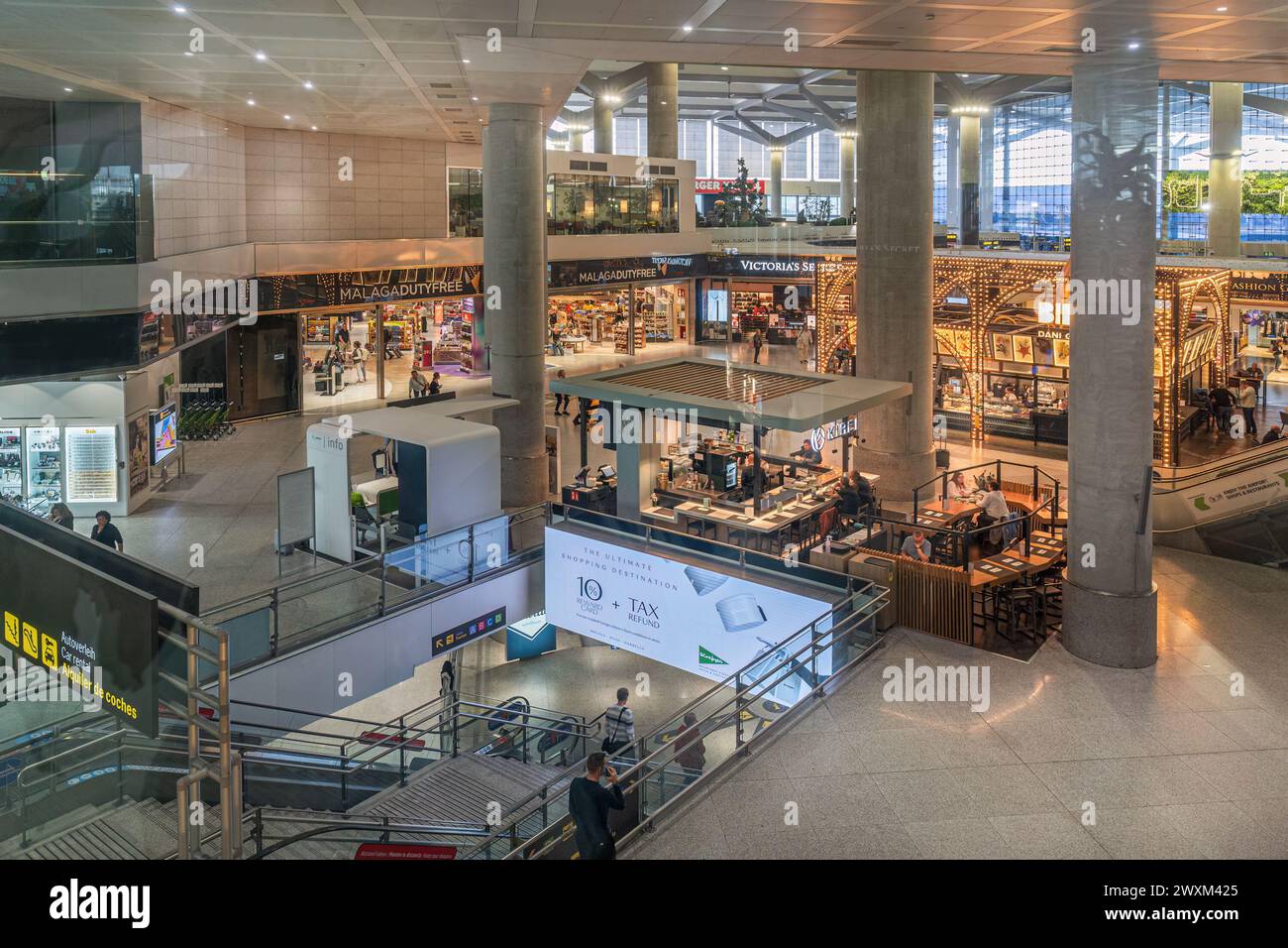 Aéroport de Malaga Costa Del sol Banque D'Images