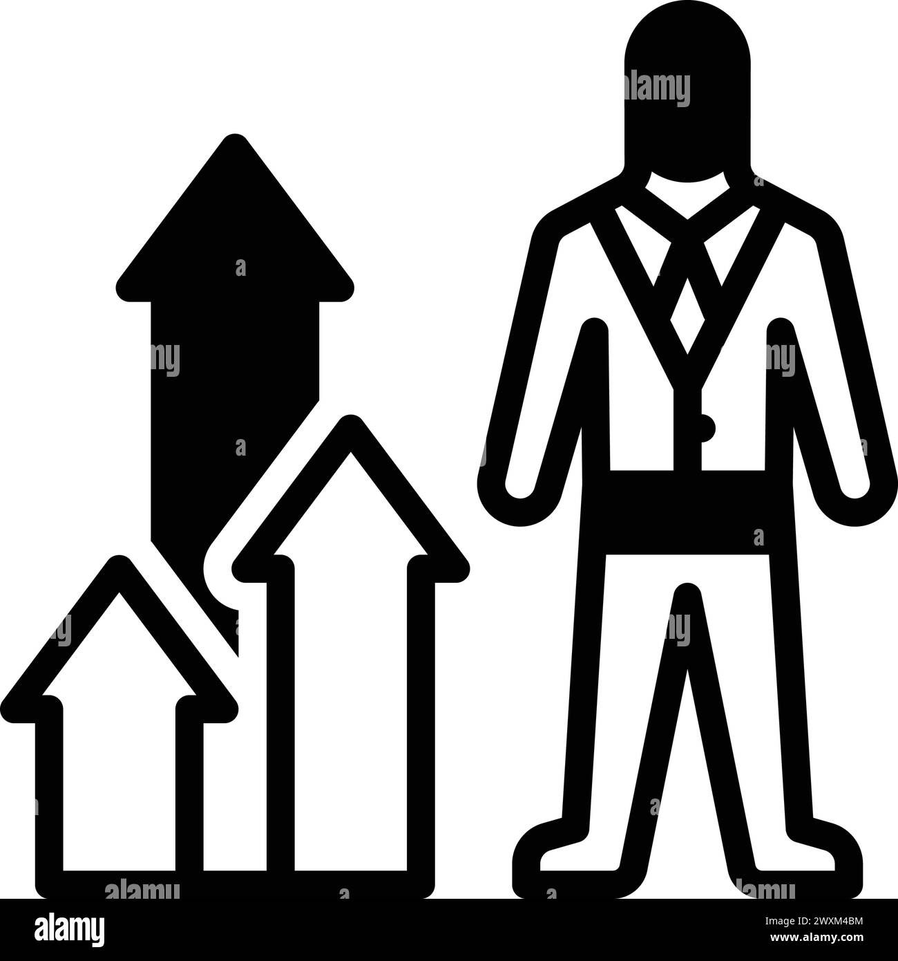 Icône pour la croissance personnelle, personnelle Illustration de Vecteur Icône pour la croissance personnelle, personnelle Illustration de Vecteur