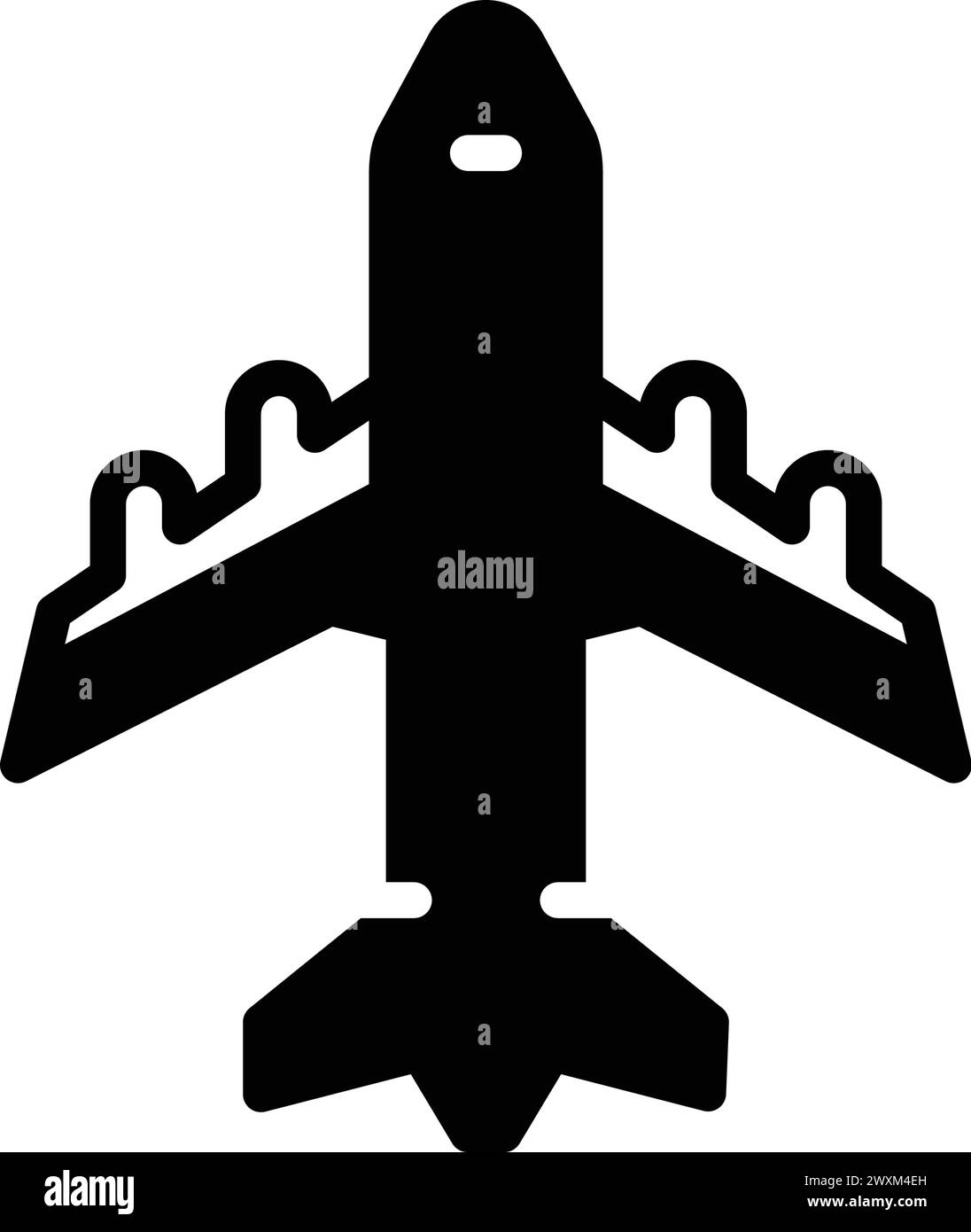 Icône pour avion, avion Illustration de Vecteur