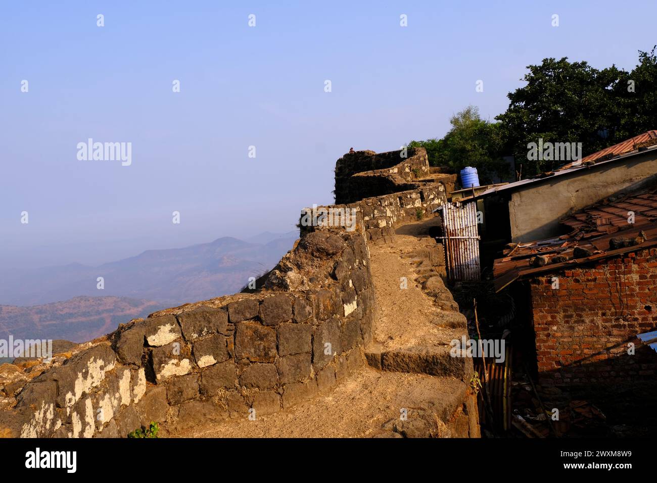 24 mars 2024, Pratapgad Fort, Mahabaleshwar, Maharashtra, Inde, témoin de la bataille de Pratapgad. Banque D'Images