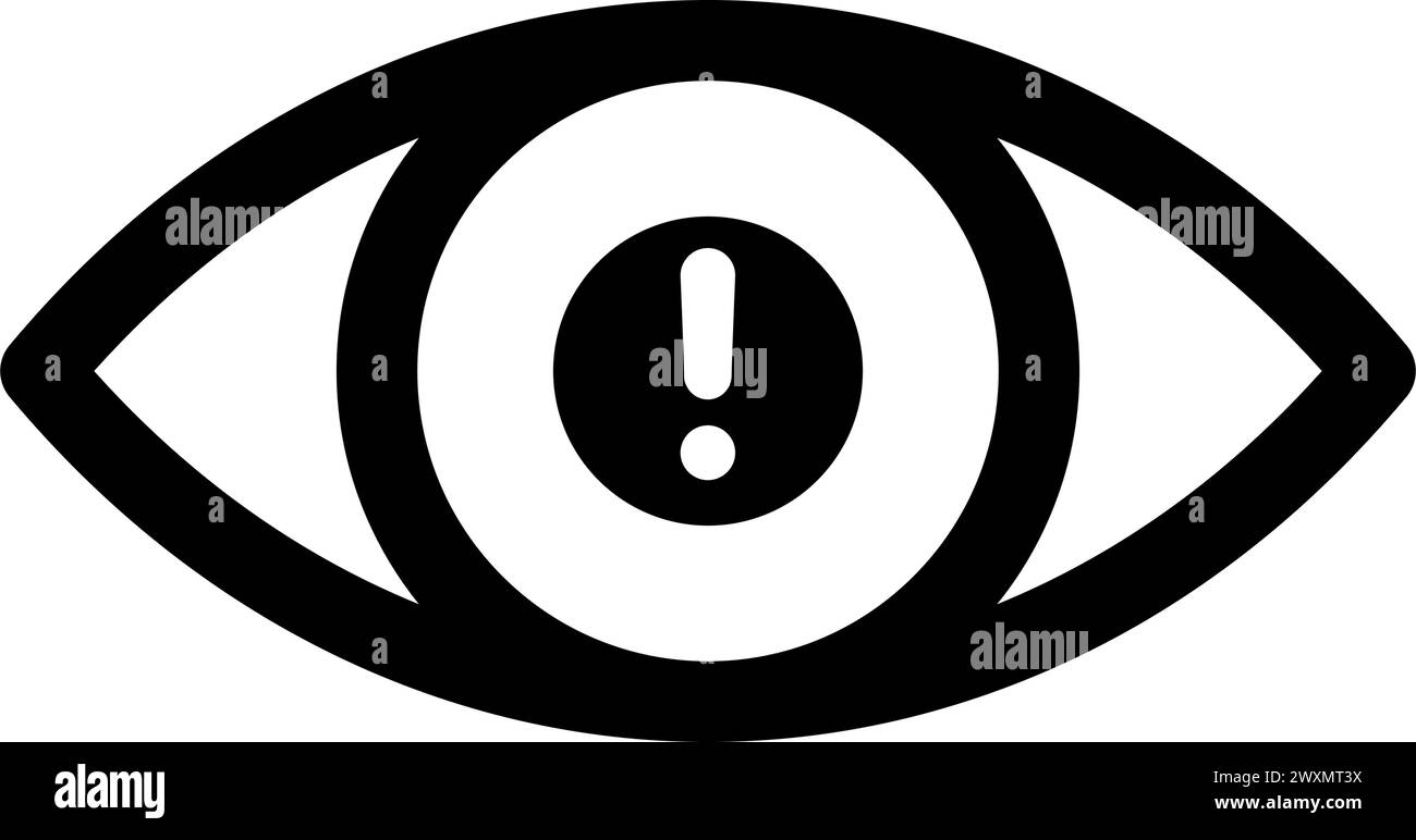 Problème oculaire. Icône de store définie Illustration de Vecteur