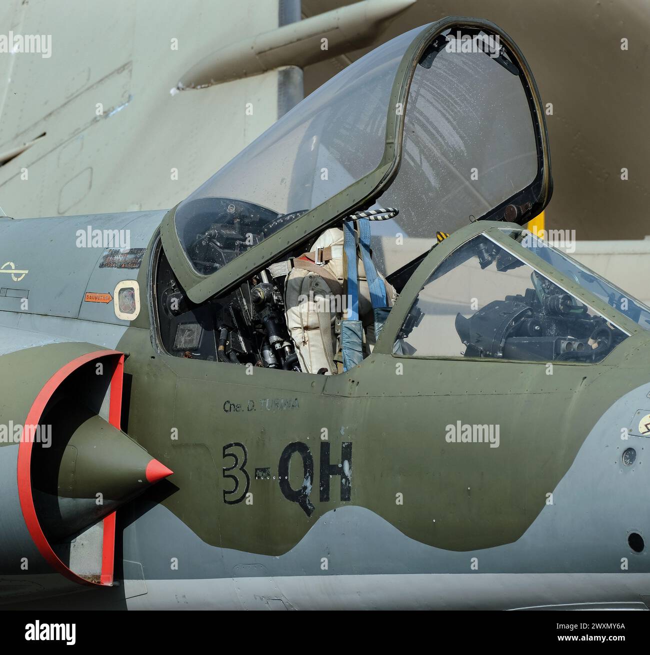 Le Dassault Mirage III est une famille d'avions de chasse monomoteurs monoplaces/biplaces développés et fabriqués par French Banque D'Images