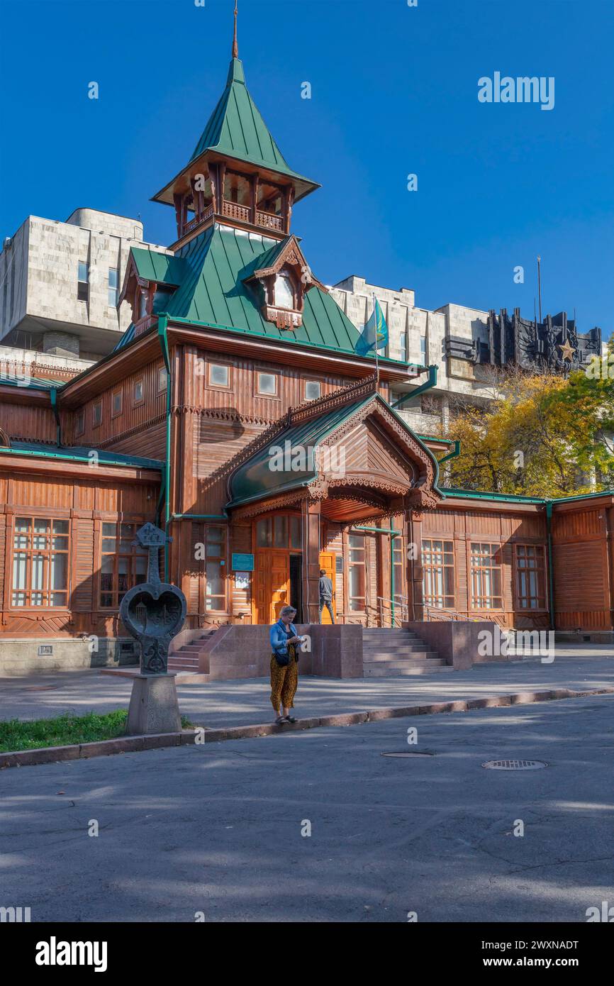 Musée kazakh des instruments de musique folklorique, 1908, Almaty, Kazakhstan Banque D'Images