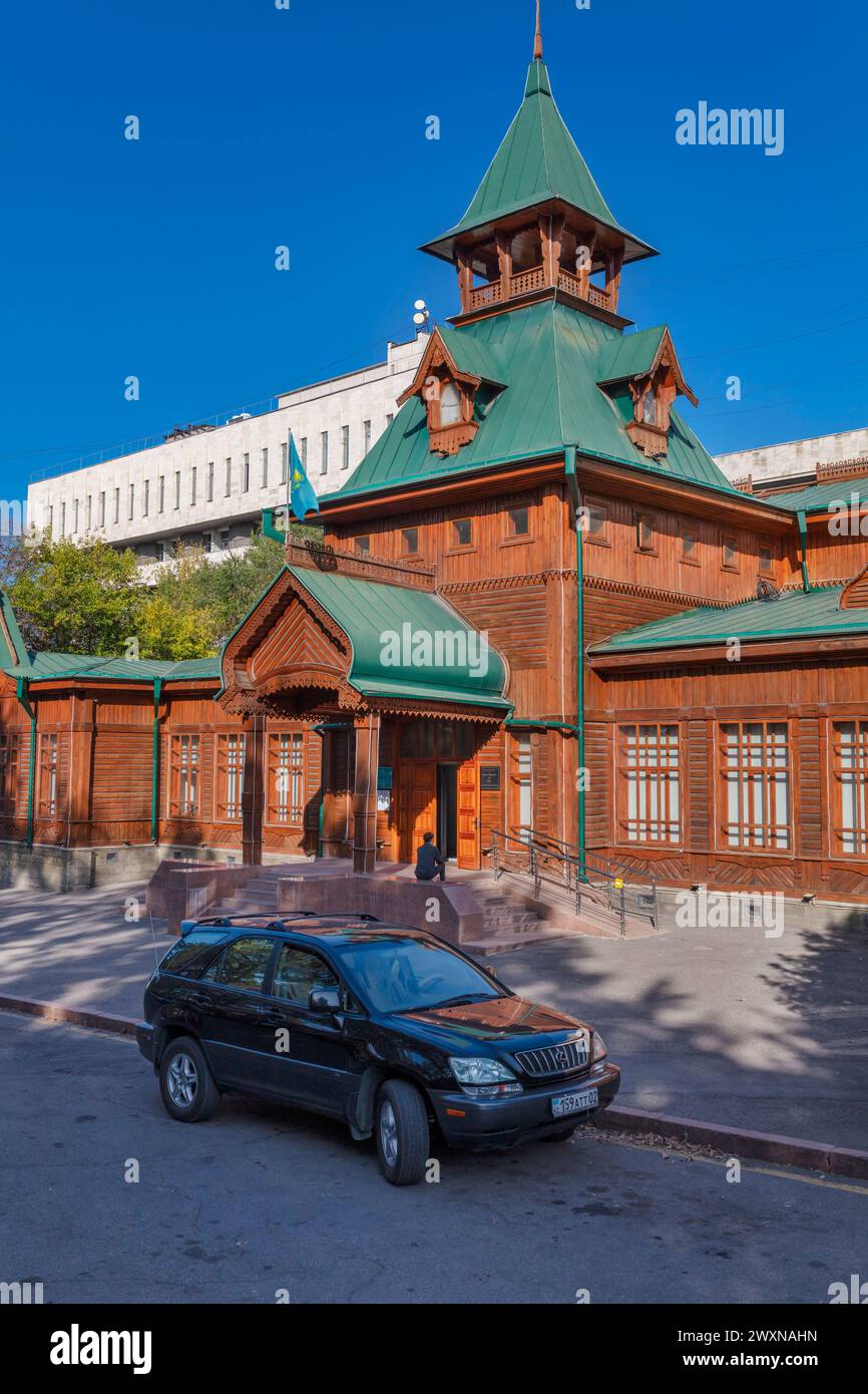 Musée kazakh des instruments de musique folklorique, 1908, Almaty, Kazakhstan Banque D'Images