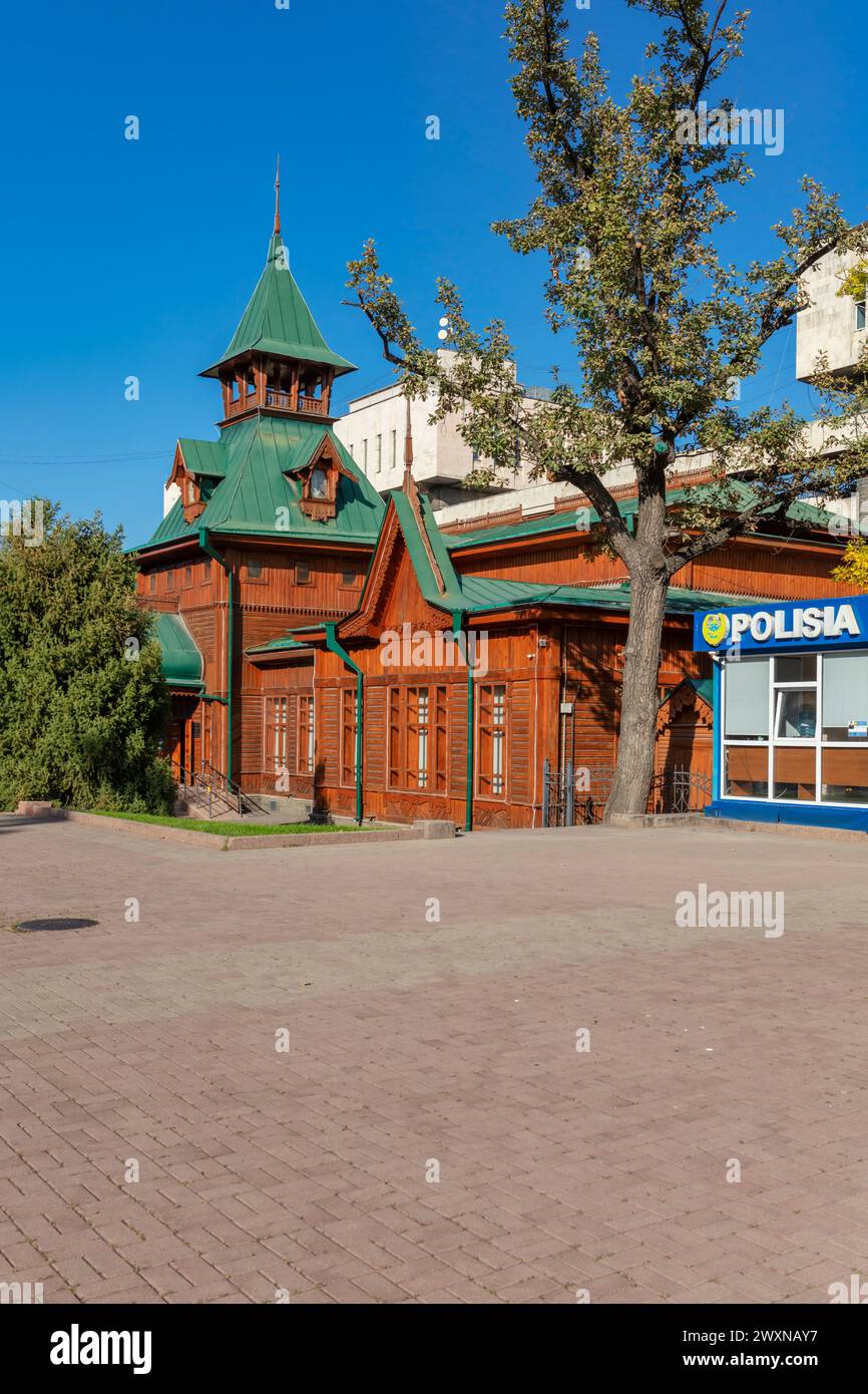 Musée kazakh des instruments de musique folklorique, 1908, Almaty, Kazakhstan Banque D'Images