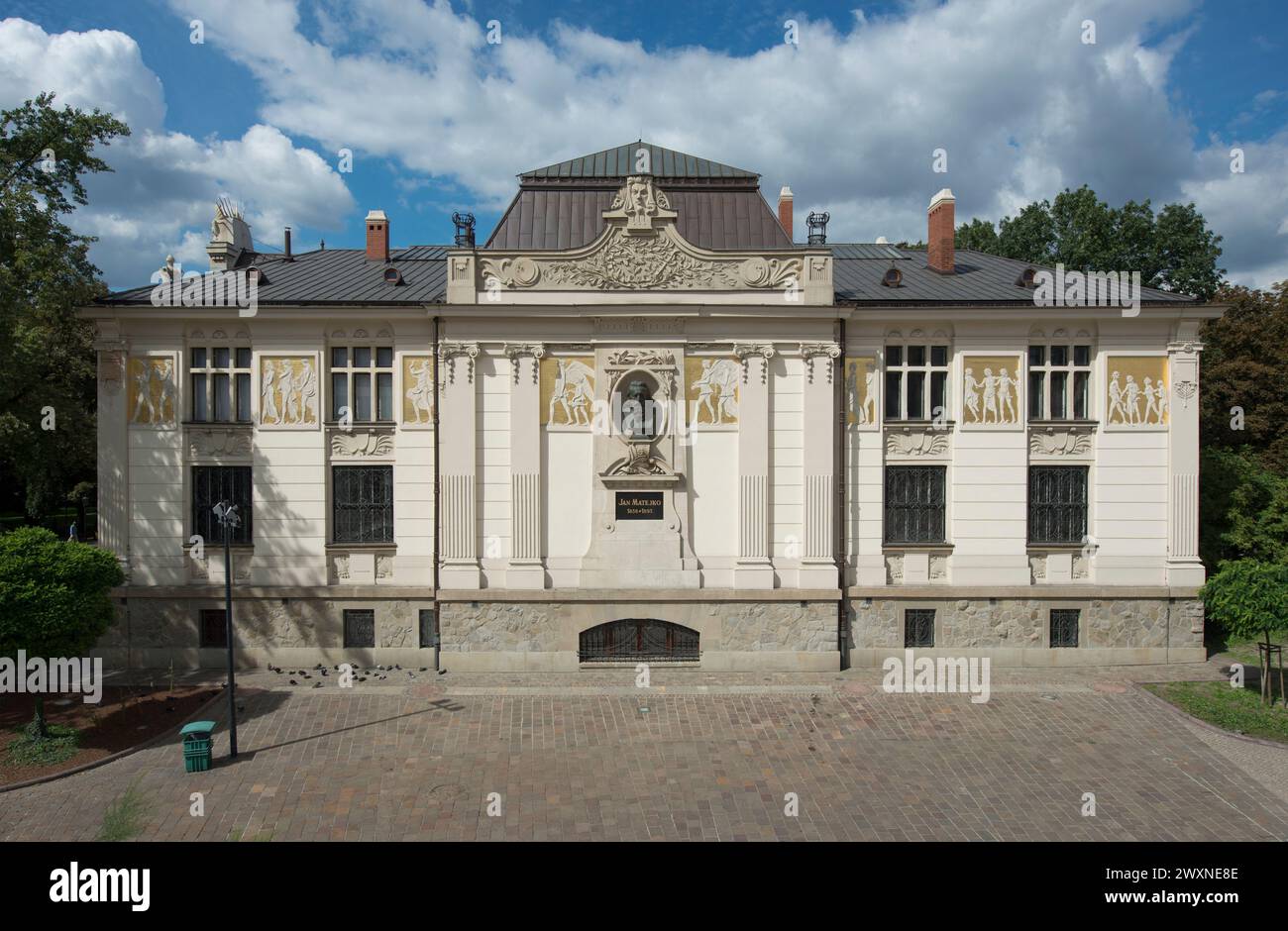 Palais d'Art à Cracovie, Malopolska, petite Pologne Banque D'Images