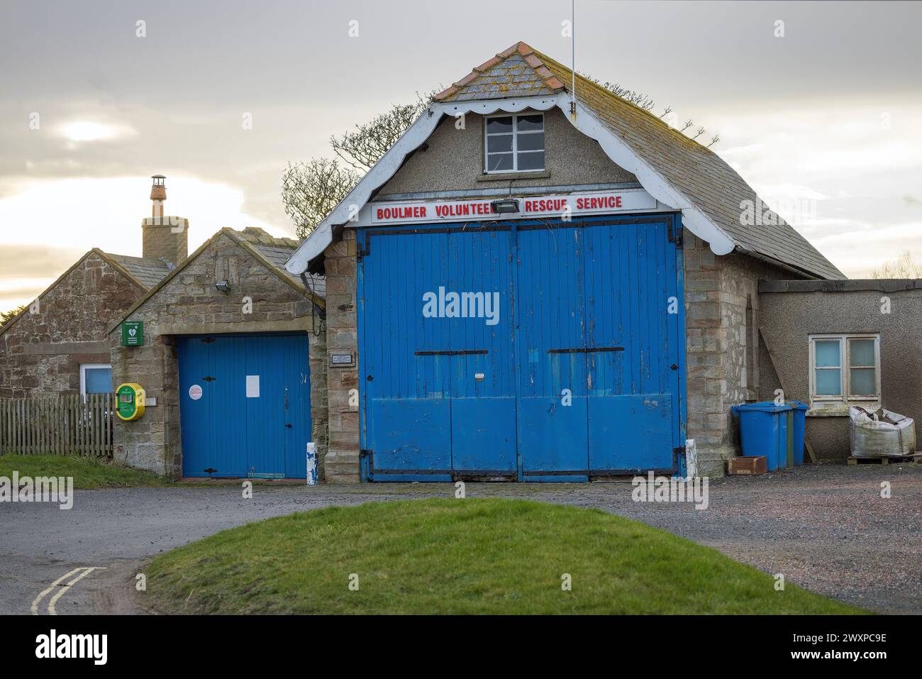 Boulmer Volunteer Rescue Service Boulmer Northumberland Banque D'Images