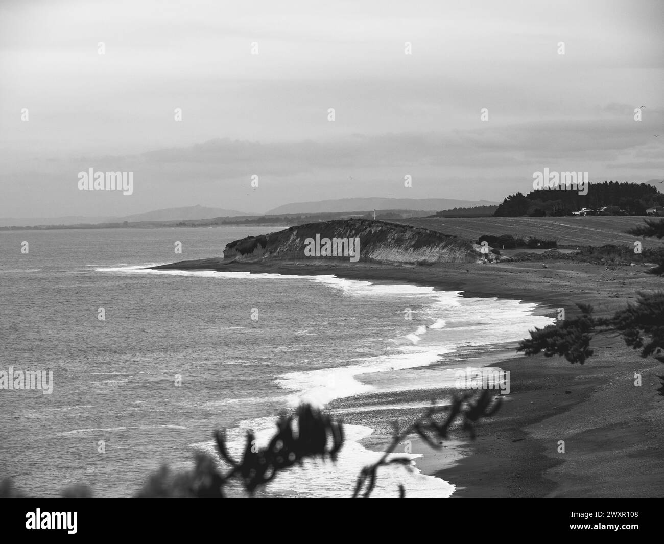 Mon partenaire et moi (principalement mon partenaire) avons prévu de voyager à travers l'île du Sud pour l'année du pass, et maintenant nous sommes ici. Banque D'Images